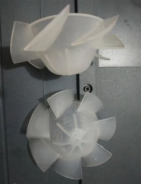 7 Blades Hair Dryer Pp Plastic Fan Blades 6cm Diameter In Fan Parts