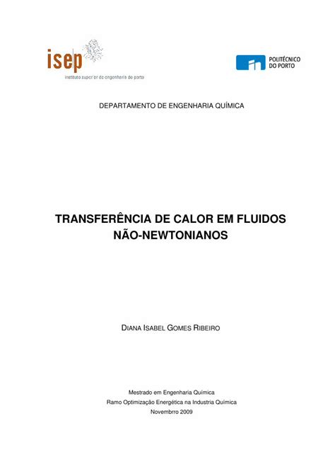 Pdf Transfer Ncia De Calor Em Fluidos N O Recipp Ipp Pt Bitstream