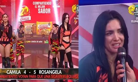 Ros Ngela Espinoza Se Quebr Tras Ser Salvada De Eliminaci N Me Duele