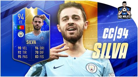 FIFA 19 BERNARDO SILVA TOTS 94 Player Review ITA YouTube