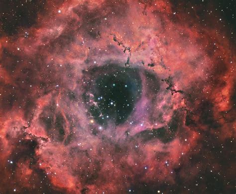 Halling Skies The Rosette Nebula NGC 2237 8 46 With Star Cluster