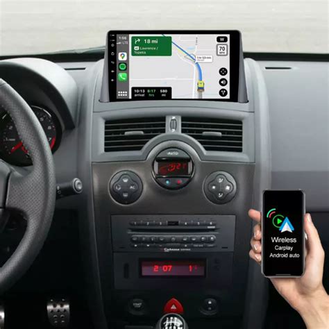 Android Autoradio Navigatore Gps Carplay Gb Per Renault Megane Ii