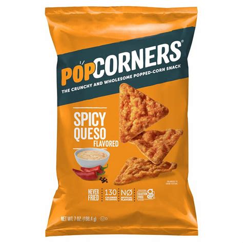 Popcorners Popped Corn Snack Spicy Queso 7 Oz Delivery Or Pickup Near Me Instacart