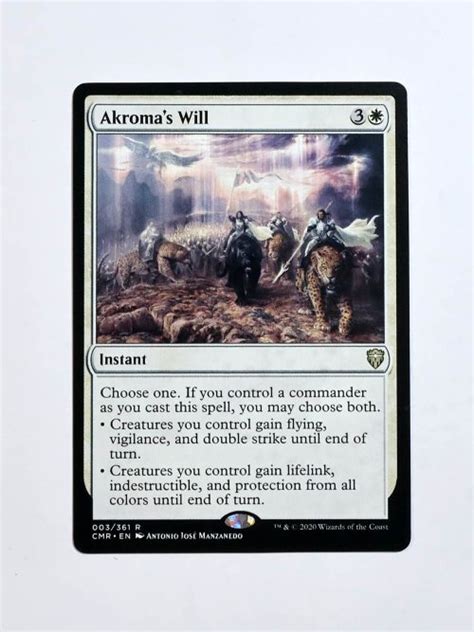 Akroma S Will Regular From Commander Legends Cmr Mtg Proxy Magic