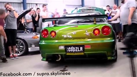 Nissan Skyline R34 GTR Epic Sound Compilation Video YouTube