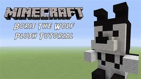 Minecraft Tutorial Boris The Wolf Bendy And The Ink Machine Plush