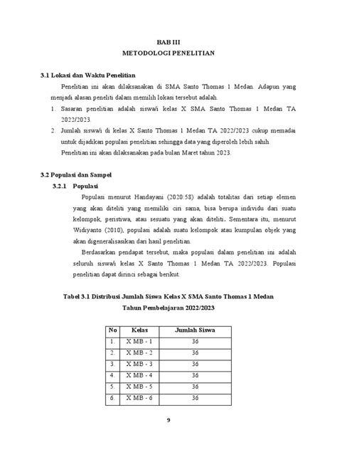 Bab Iii Metodologi Penelitian 31 Lokasi Dan Waktu Penelitian Pdf