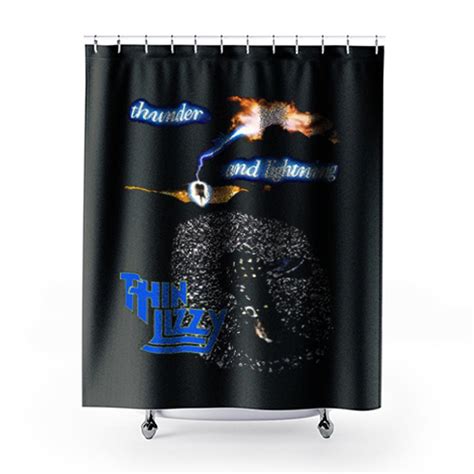 Thin Lizzy Thunder And Lightning Shower Curtains