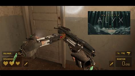 Half Life Alyx VR Gameplay 12 nice eine neue Waffe im Gepäck YouTube