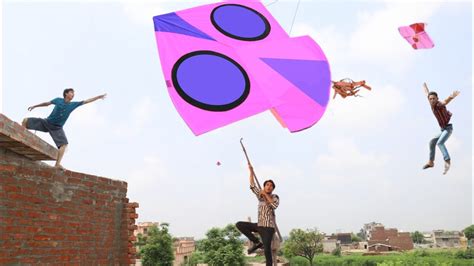 Abubaker Kite Catch With Fight Kite Cutting Challenge Youtube