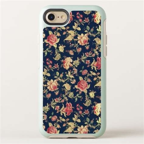 Elegant Vintage Blue Rose Floral Otterbox Iphone Case Zazzle Iphone Cases Otterbox Otterbox