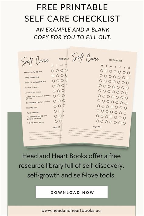 My At Home Self Care Routine Free Printable Self Care Checklist Artofit