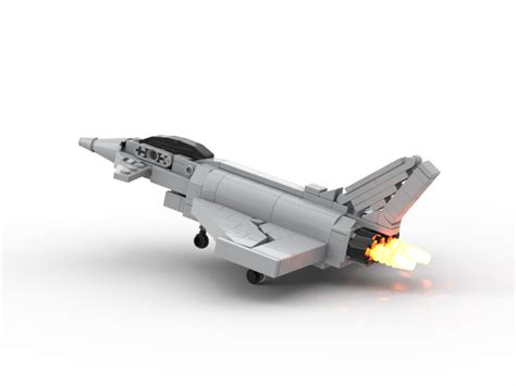 Lego Moc Mini Eurofighter Typhoon By Dr Designs Rebrickable Build