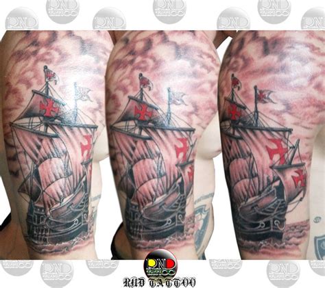 Vasco Da Gama Crvg Caravelas Tattoo Tatuagem Tatuagem Masculina