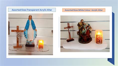 Assorted Sizes Acrylic Altar Carlo Catholic Services Ltd