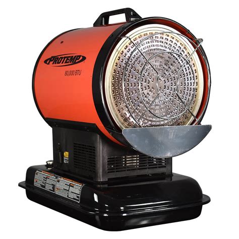 ProTemp 80,000 BTU Radiant Kerosene/Diesel Space Heater with Silent ...