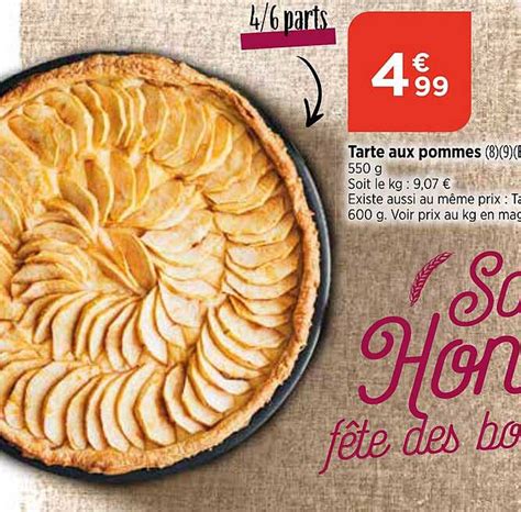 Promo Tarte Aux Pommes Chez Maximarch Icatalogue Fr