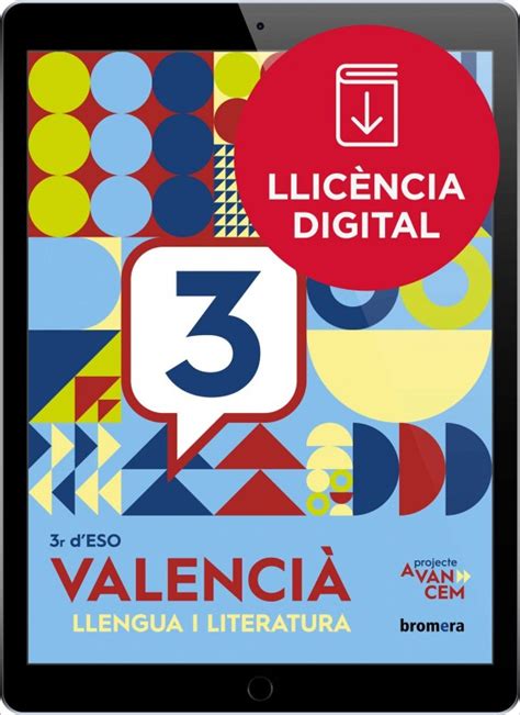 Avancem 3r ESO Valencià llengua i literatura llic digital