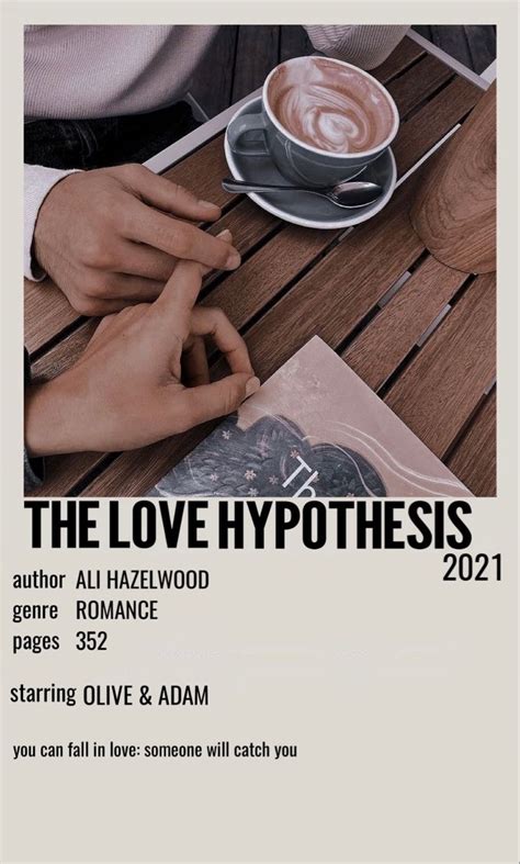 The Love Hypothesis Ali Hazelwood Book Poster Artofit