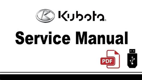 Kubota Rtv Wsm Service Repair Workshop Manual In Pdf Etsy