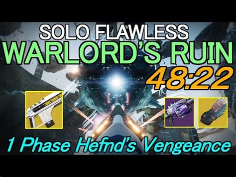 Destiny Solo Flawless Warlord