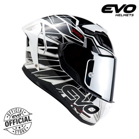 Evo Xt Valkyrie Ii Full Face Dual Visor Helmet Motorcycle With Free