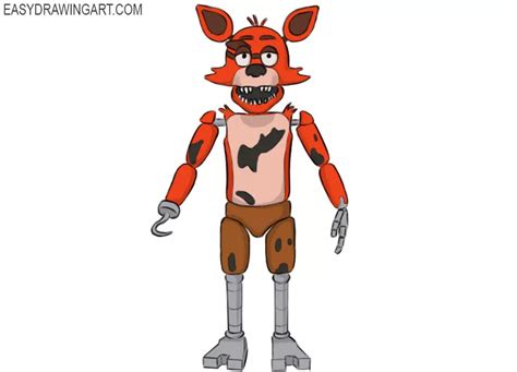 Five Nights At Freddys Foxy Drawing