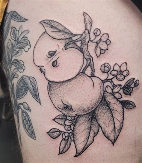 Apple branch tattoo by Lady Wolly! : r/TattooDesigns