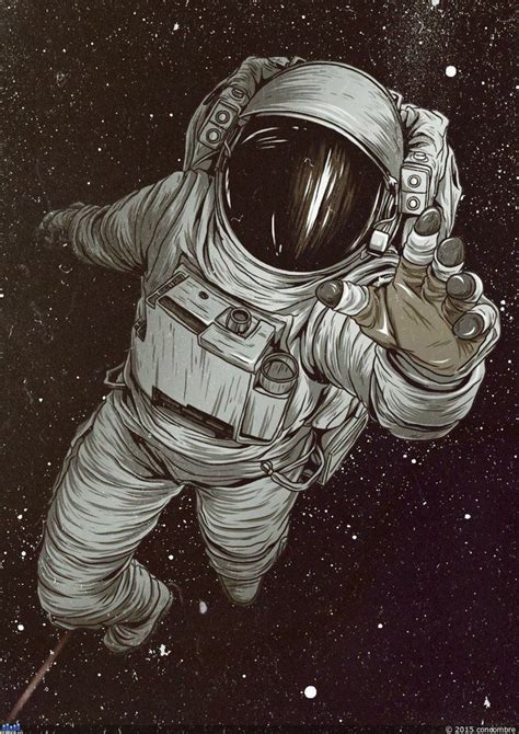 De Dibujos Abstracto De Astronauta Pintura Del Espacio Dibujos