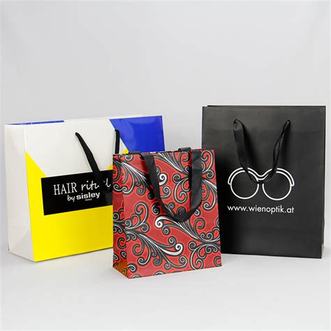 Custom Gift Bags With Ribbon Handles Better Package