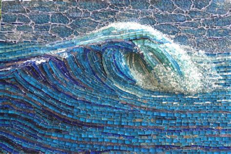 Ocean Wave Mosaic Pattern - Pattern.rjuuc.edu.np