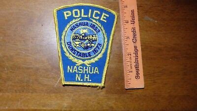 Nashua New Hampshire Police Department Patch Bx Ebay