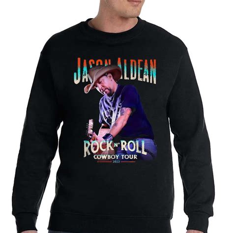 Jason Aldean Rock N Roll Cowboy Tour T Shirt Shibtee Clothing