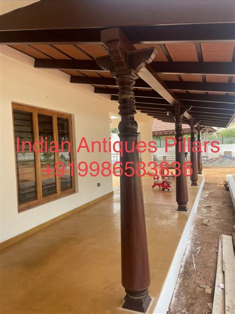 Chettinad Front Yard Wooden Pillars At Rs In Karaikkudi Id