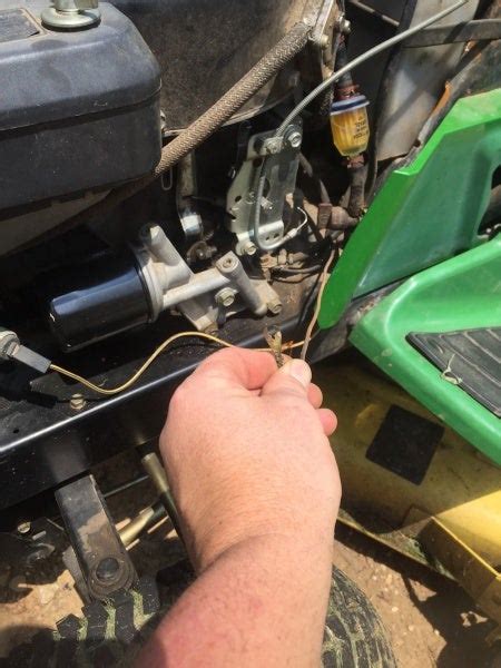 Throttle Cable Replacement On JD Tractors Mowers DIY Chatroom