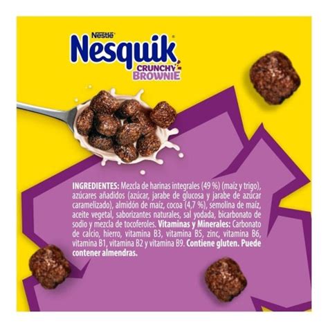 Cereal Nestl Nesquik Crunchy Brownie G Bodega Aurrera Despensa A