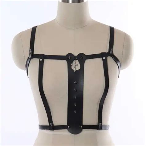 Body Cage Women Leather Body Harness Bdsm Bondage Lingerie Women Sexy Tops Harness Bra Punk Goth