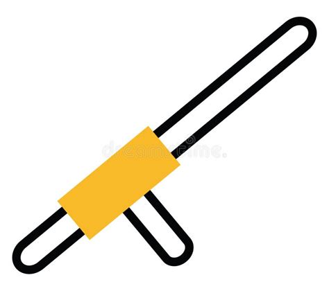 Police Stick Icon Stock Vector Illustration Of Bludgeon 261076243