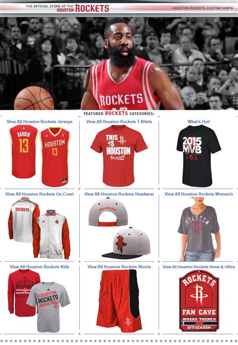 Houston Rockets Store - Buy Rockets Jerseys, Shirts, Hats, Apparel ...