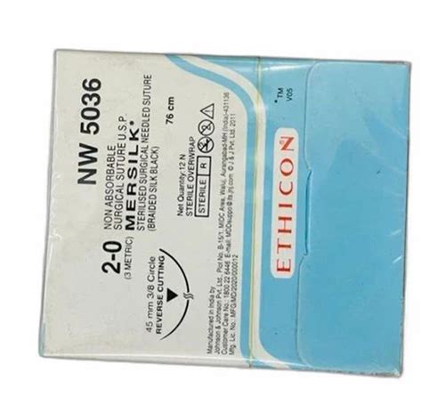 J J Ethicon Non Absorbable Surgical Suture Packaging Type Box At Best