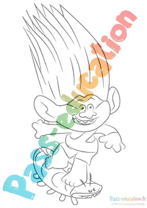 Coloriage Gratuit De Trolls Imprimer Activit S Cr Atives Pour Enfants