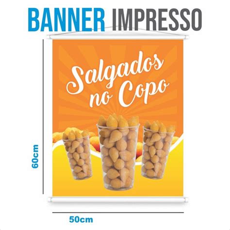 Banner Salgados No Copo 1 Unidade Rico Varejo