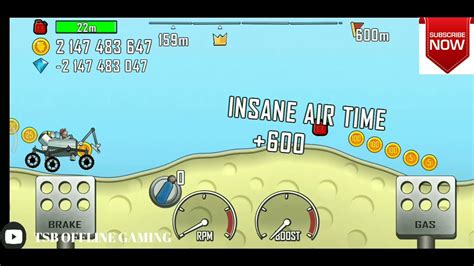 MOONLANDER Vehicle Game Play In Hill Climb Racing YouTube