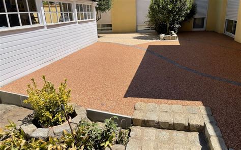 Réalisation Terrasse en Hydrostar et Pavé la couture à LUCBARDEZ ET