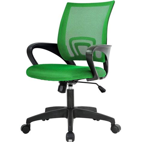 Green Modern Mid Ergonomic Mesh Office Desk Chair Armrest W