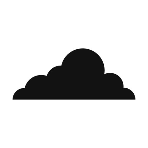 Diseño Png Y Svg De Silueta De Nube 18 Para Camisetas