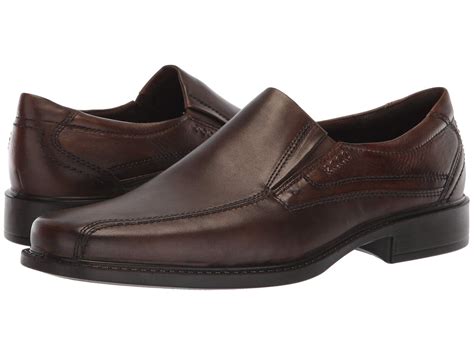 Lyst Ecco New Jersey Slip On Cocoa Brown Men S Slip On Dress Shoes