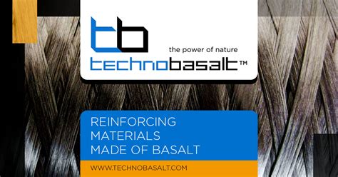 Reinforcing Materials Made Of Basalt Technobasalt