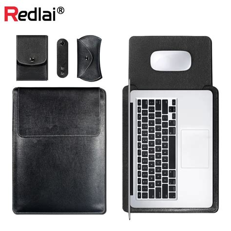 Laptop Bag For Macbook Air Pro Retina 11 12 13 15 Pu Leather Case