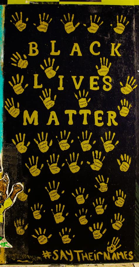 Black Lives Matter Artwork in Downtown Los Angeles | New University ...